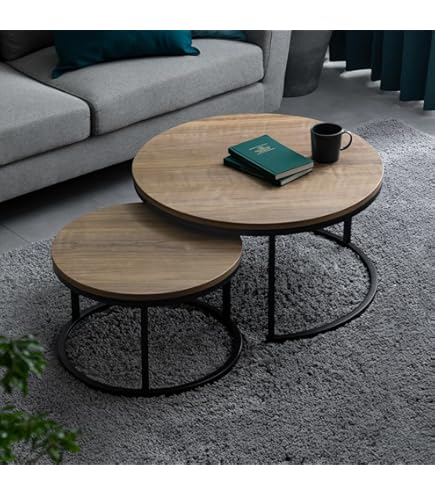 Amazon.co.jp: IKEA (イケア) SVALSTA スヴァルスタ ネストテーブル2点